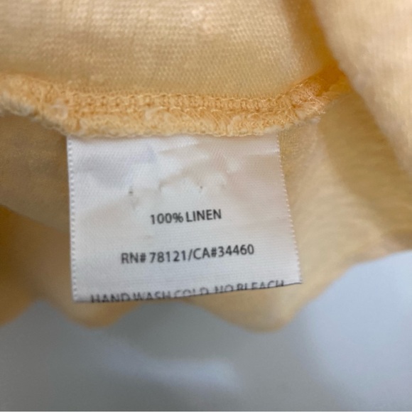 Eileen Fisher Peach to Orange Pastel Tunic with Tank Top lining. - Picture 10 of 15